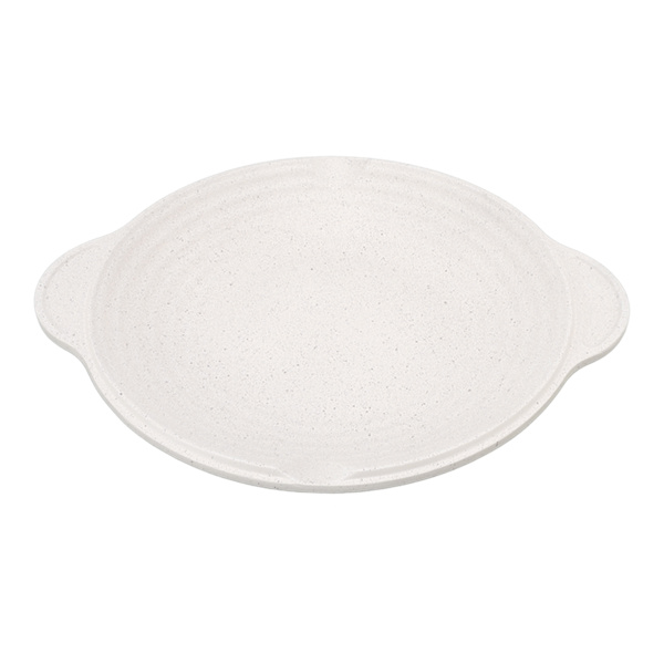 Koreansk BBQ Non Stick Grillpan Vit 32cm Grillplatta för Induktionshäll