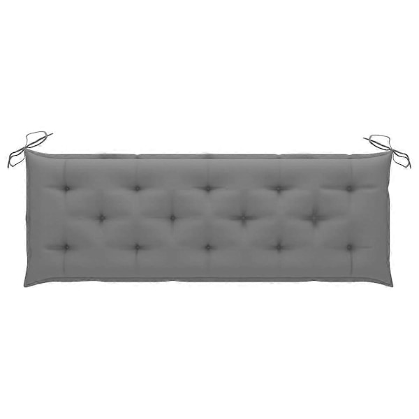 Hagebenkpute Grå 150x50x7cm Stoff