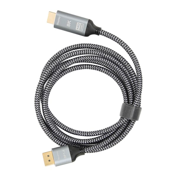 DisplayPort 1.4 till HD Multimedia Interface 2.1 Adapterkabel 8K DisplayPort Hane till HD Multimedia Interface Hona Kabel