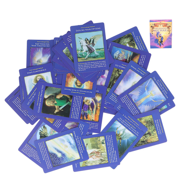 44-Deck Guidebook Tarot Kort Hologram Papir Spådom Spillekort Underholdning Brætspil