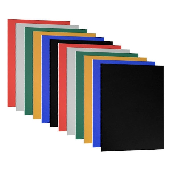 7x5x1/32 tum Anodiserad Aluminiumplåt Set, 0,8 mm tjocka gravyrämnen