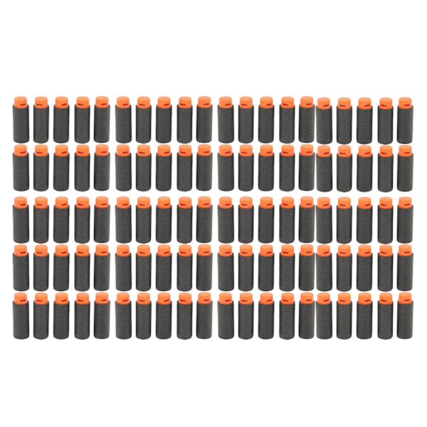 100 kpl Universal Short Darts High Density EVA Soft Shot harmiton lelun täyttöpakkaus erilaisiin ammuntaleluihin, musta