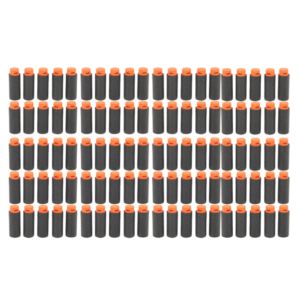 100 st Universal Short Dart High Density EVA Soft Shot Harmless Toy Refill för olika Shooting Toy Svart