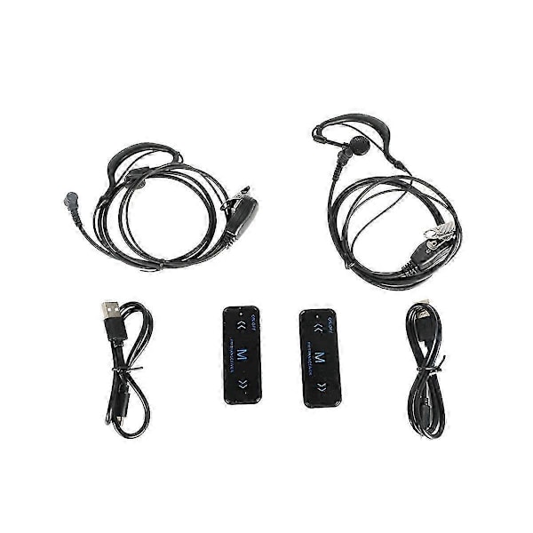 V1 Mini Walkie Talkie Handhållen 2-vägs USB-laddning - C1 Uhf Walkie-Talkies
