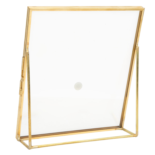 14x16x4,7cm Yksinkertainen tyyli Geometrinen lasinen kasvinäytepidike Näyttökehys pidikkeellä