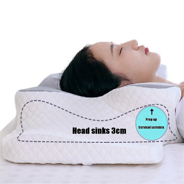 Memory Foam Kudde Sovande Kylkudde Ergonomisk Nackkudde