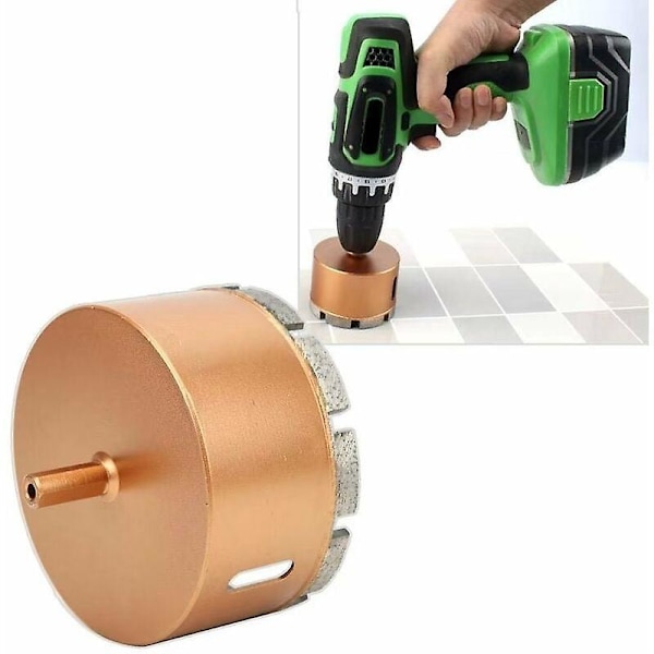 Diamant Hulsav, Diamant Hulsav Bor, til Fliser/Beton/Væg/Glas, Håndværktøjstilbehør, Multifunktionel Marmor Beton Bor (90mm)
