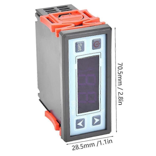 STC-200 Digital Termostat Temperaturregulator Mikrocomputer Køle- Varme Regulator AC