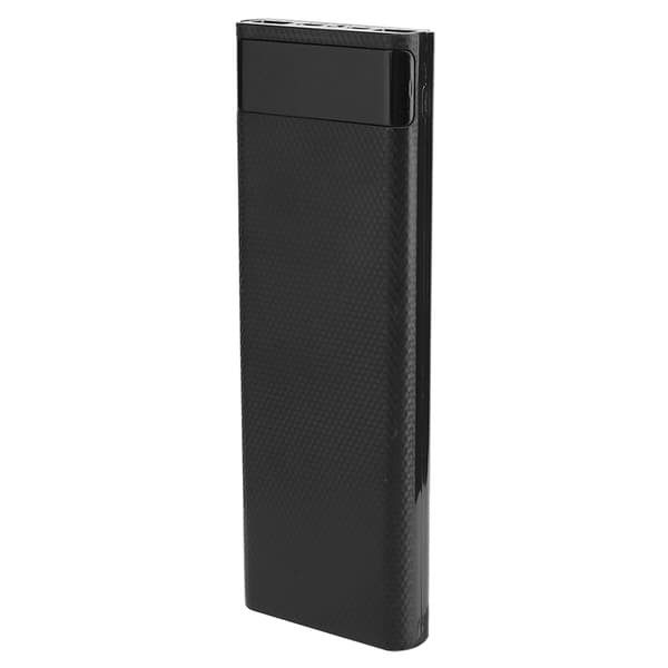 10x18650 Batterikasse Bærbar Strømkilde Ingen Svejsning Jacking DIY Power Bank Shell Kit Tilbehør Sort