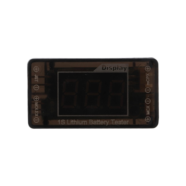 1S Batteritester Indikator Checker for MOLEX JST MCPX MCX Plug Connector Batterispenning