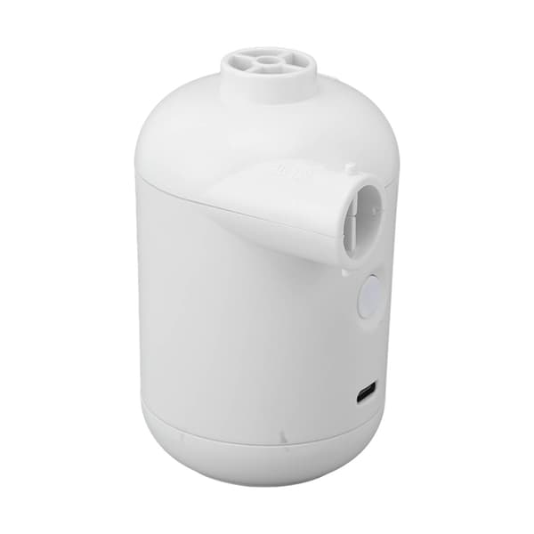 Liten pump snabb uppblåsning pumpning bärbar mini elektrisk luftpump med 4 munstycken för förvaringsväskor gummibåtar simringar