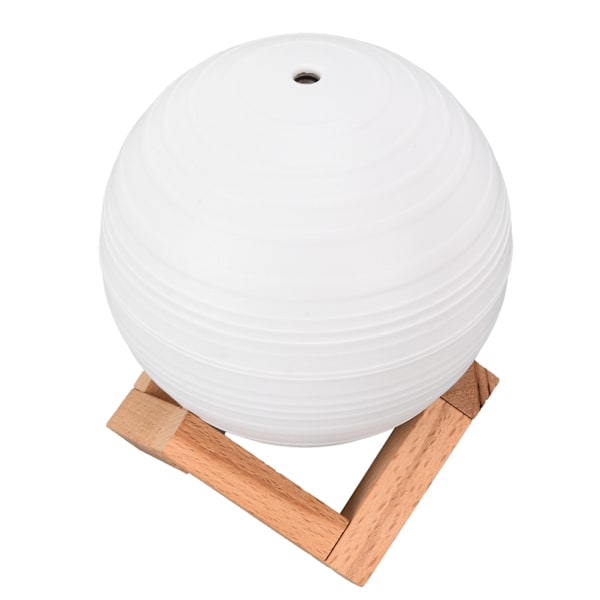 3D-trykt Saturn-lampe LED-luftfukter 300 ml kapasitet USB-lading 3 farger nattlys