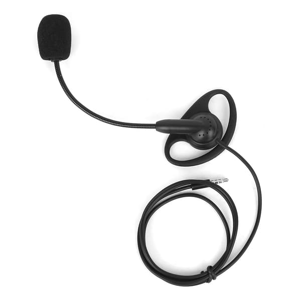 3,5 mm ørekrog tovejsradio-øretelefon Bluetooth-kablet intercom-headset til V6 V4 motorcykel