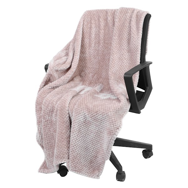 Sovrum Polyester Fiber Tjock Mjuk Luftkonditionering Sängfilt Sängkläder DekorBeige 70x100cm
