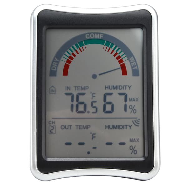 Trådløst digitalt termometer hygrometer indendørs temperatur fugtighedsmåler ‑50℃‑70℃ 20%‑99%RH