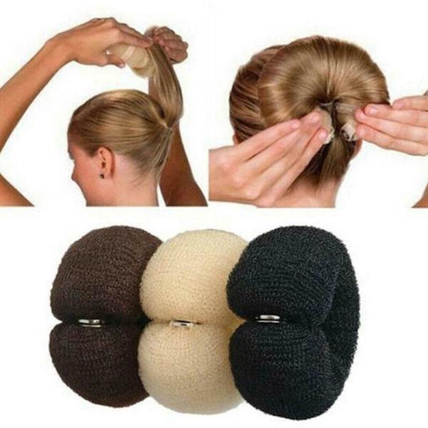 Hair Bun Maker Hair Bun Ring Styler Maker Hårtilbehør for kvinner Lady Girls