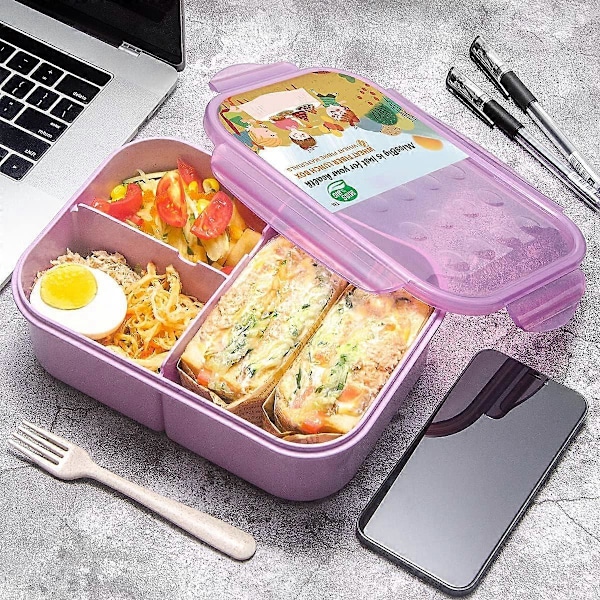 Matlåda, Bento Box Vuxen Matlåda, Idealiska Läcksäkra Matlådor, Mammors Val Matlåda Barn, Inga BPA och Inga Kemiska Färgämnen