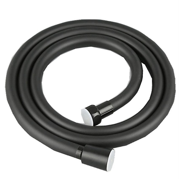 Svart PVC-duschsslang - 1,5 m längd, universell passform