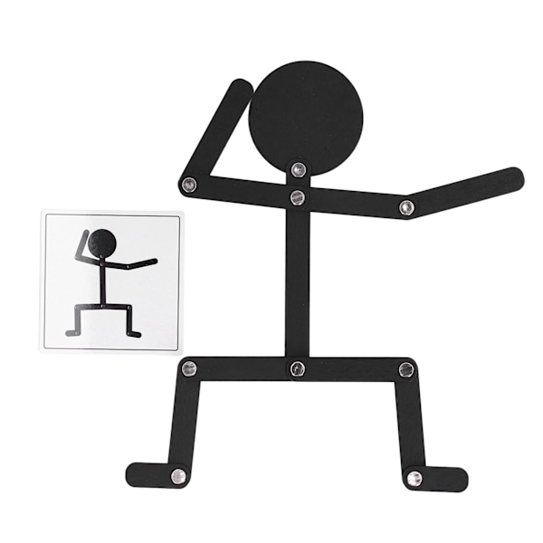 Stickman Legetøj Træning Koordination Burr Fri Sort Lind Materiale Pædagogisk Puslespil Legetøj til Over 3 År Gamle