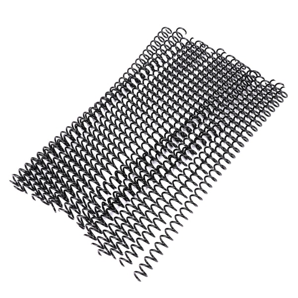 20st 30 Hål LösE blad Plastbindningsring Fjäder Spiralringar för A4-papper 11mm svart