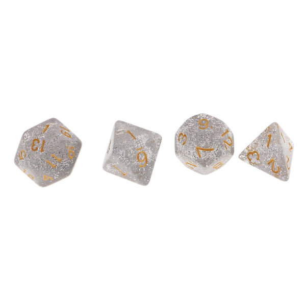 42 x Kaksiväristä Monitahkoista Noppaa 16mm Dungeons and Dragons Pöytäpeleihin #2