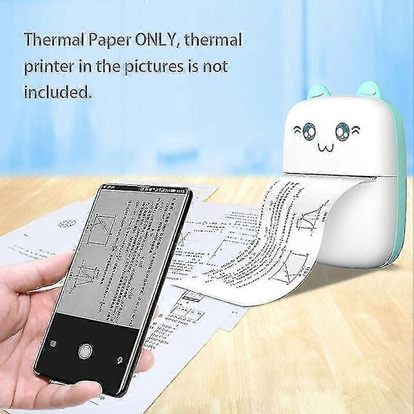 Lämpöpaperirulla 57*30mm Huonot Kysymykset Muistiinpanot Tulostuspaperit Mini Kannettavaan Lämpövalokuvatulostimeen 10 Rullaa
