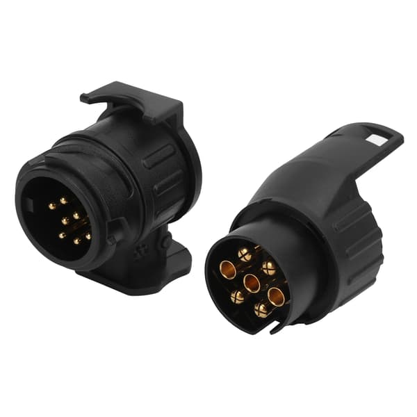 2 stk. Trailerstik Adapter Kit 7 til 13 Pin 13 til 7 Pin Stiksæt Lastbil Interface RV Strømkabel Stik