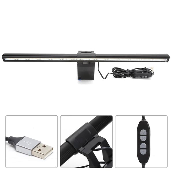 Lyslist Justerbare Lys USB Blu-Ray Øyebeskyttelse Leselys for Skrivebord Lys Opp