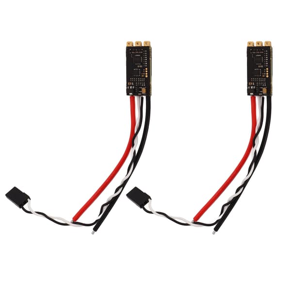 45A Børsteløs ESC Hastighetsregulator RC Drone ESC med LED-lys for FPV Crossing Drone Fireaks Drone 2 stk