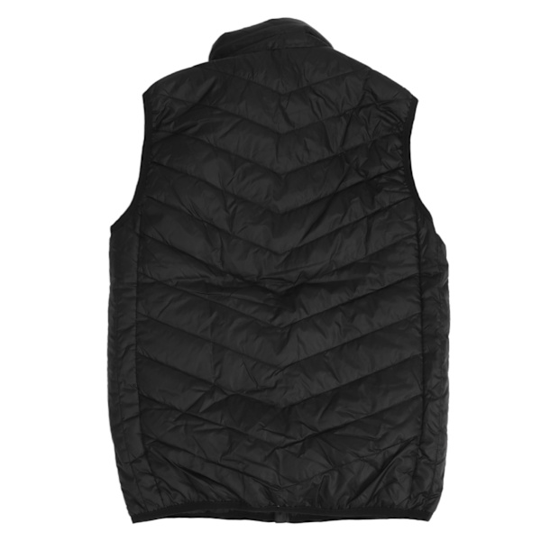 Oppvarmet vest USB-drevet 3 nivåer Temp varm vaskbar lett elektrisk oppvarmingsvest jakke for menn kvinner svart 4XL