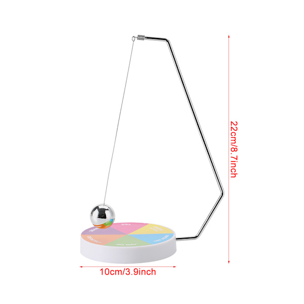 Magnetic Decision Maker Ball Swing Pendel Kontorsskrivbord Dekoration Leksak Present #02 #02