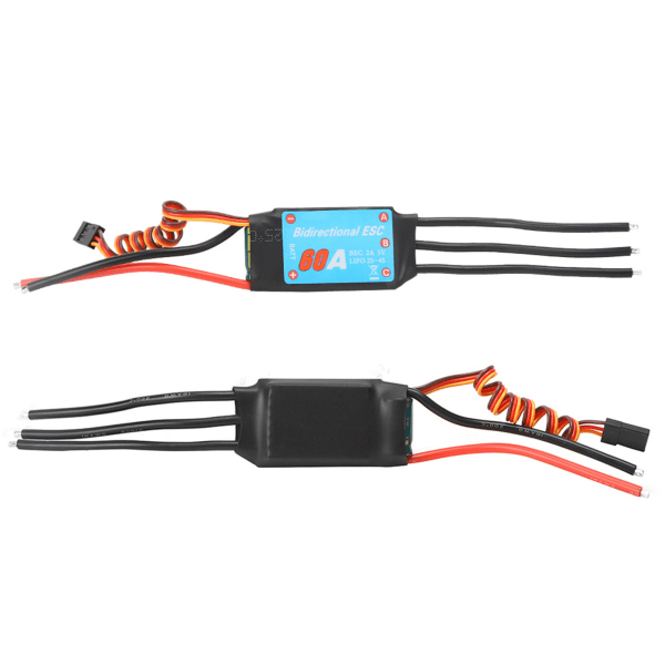 Tovejs børsteløs ESC elektronisk hastighedsregulator til RC bil skib undervands propel (60A ) 60A