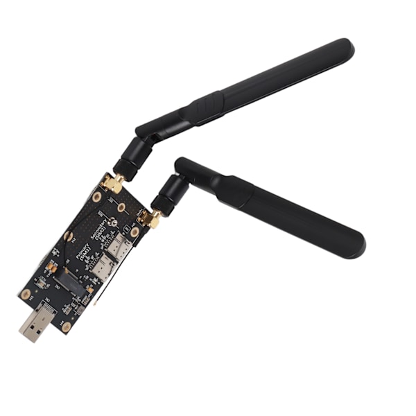 NGFF M.2–USB3.0 -sovittimen kaksois-SIM-korttipaikka LTE-modeemi antenniruuveilla LTE/4G/5G-moduulille