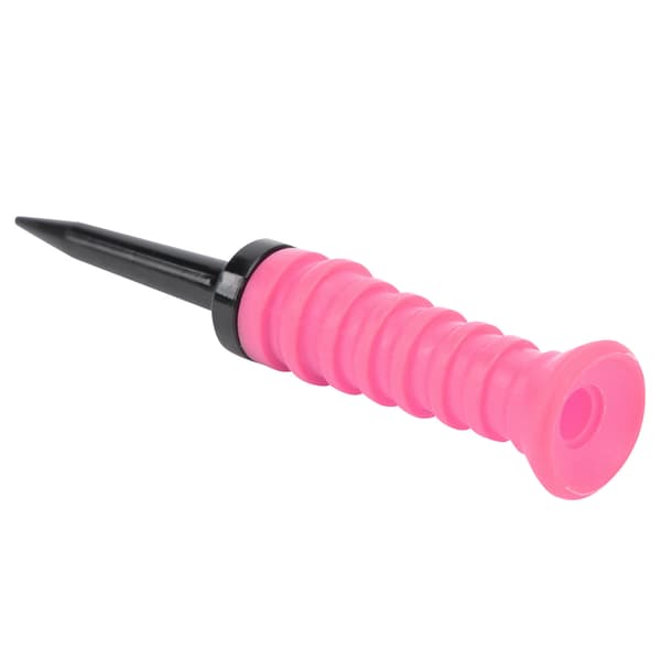 Fleksible golf-tees i plast, lav modstand, driver-træningstee til golf-driving range-træning, pink