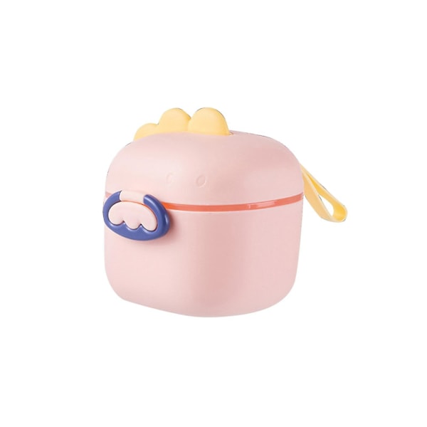 Lufttät behållare för baby mjölkpulver med skopa - Bärbar och BPA-fri 400ML Rosa