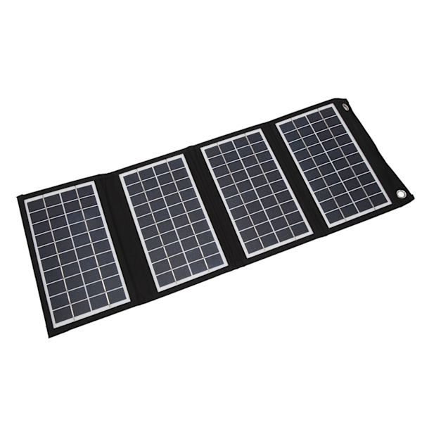 Solcelle Foldbar Taske 30W 5V Bærbar Solcellepanel Oplader med Dobbelt USB Udgang til Mobiltelefon Rejse Camping