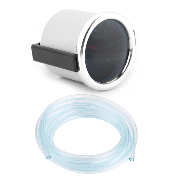 2 tommer (50 mm) Universal Bil Rød Led Turbo Boost Trykmåler Bar Pointer 12V