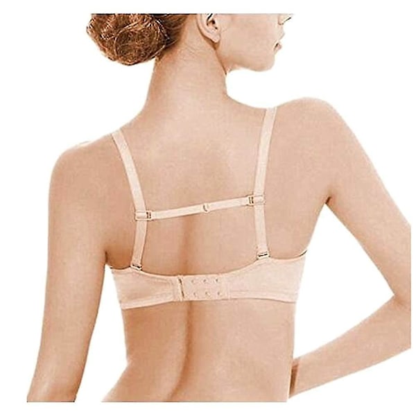 Non-slip Elastic Bra Straps with Adjustable Holders - 12 Pieces