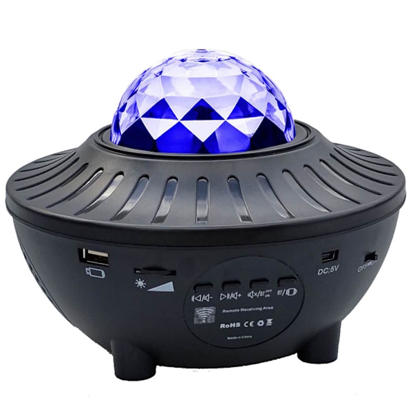 USB LED Bluetooth Water Wave Projector Lamp Star Sky Lamp