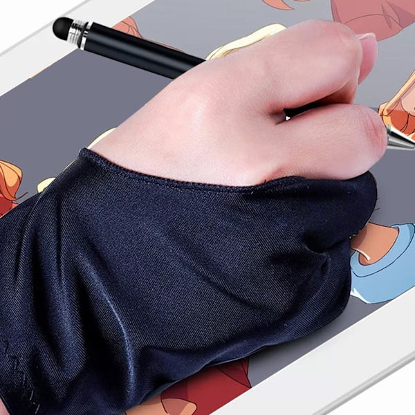 2 stk Kapacitiv pen Stylus 2 i 1 ledende plasthoved gennemsigtig sugekop Touchscreen smartphonetilbehør