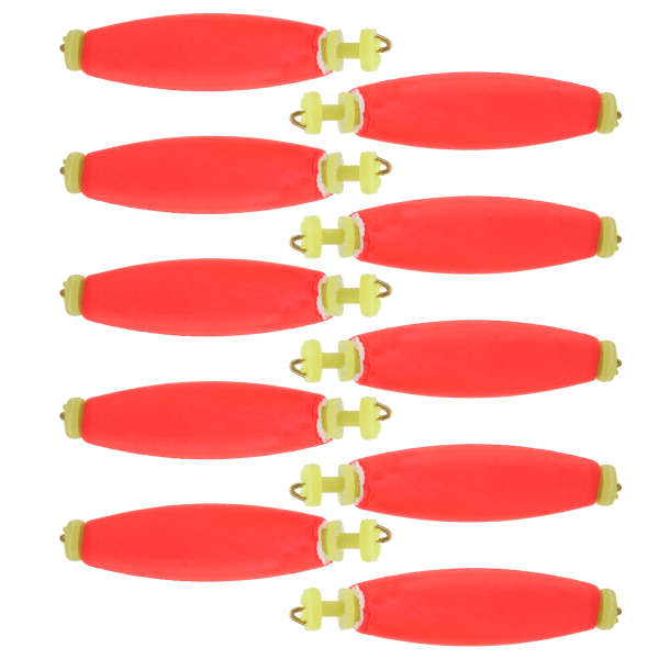 10 st EVA Fiskeskum Fjäderflytande Bobber MultiPurpose Fiskfoderbeten Oval typ