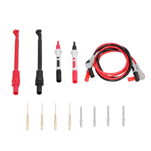 P1033B Bananplugg Testprobe Ledningssett Utskiftbar Nål Testkrok for Multimeter