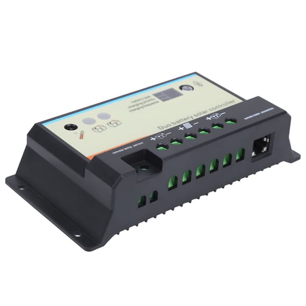 Solar Kontroller Plast Dobbel Batteri RV Lading 8-Pin RJ45 EPIPDB-COM 12/24VDC(DB-20A )