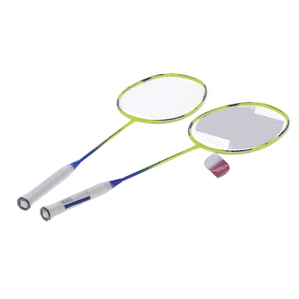 SG8042 2-spiller badmintonsett med lette karbonfiber dobbelracketer for voksne