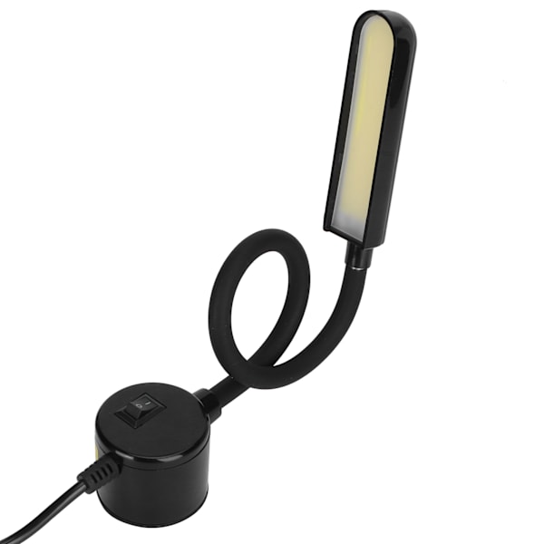 COB 6W 30LED ompelukoneen valo kirkas lamppu magneettijalustalla EU-pistoke AC/DC85-265V