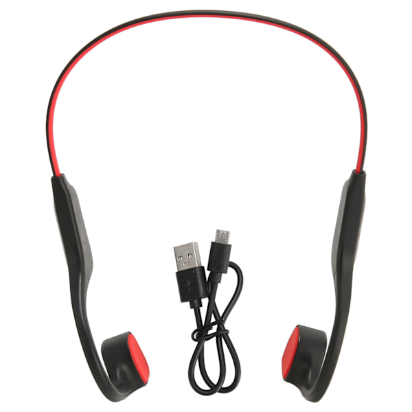Benledning Bluetooth-headset BT 5.3 IP56 Vattentät Inbyggd Mikrofon Lättvikts Öppen Öra Trådlösa Öronproppar för Löpning