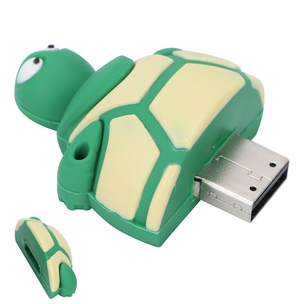 Tegneserieformet USB-flash-stasjon bærbar datalagring USB-pinne gavetilbehør 32 GB