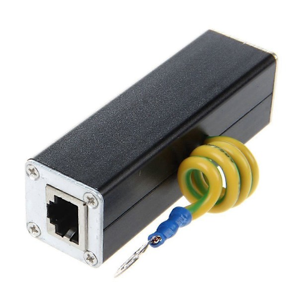 semoic RJ45 Plugg Ethernet Nätverk Åskskydd 100MHz