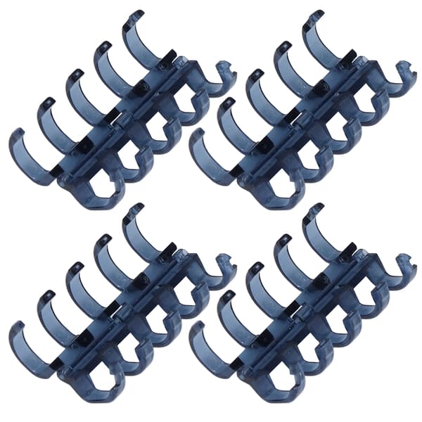 20 stk. Binderinge Segmenteret Design Holder 60 Ark 11 mm Bindetykkelse Kontorartikler Blå