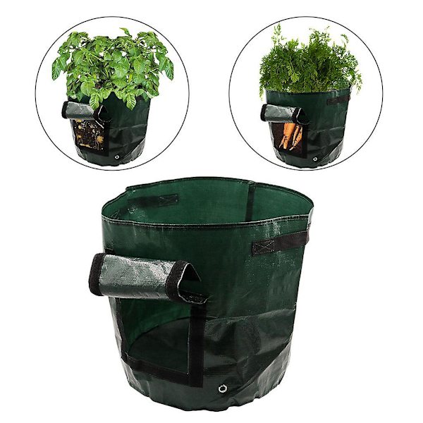 Vandtætte PE Have Kartoffel Dyrkningsposer - 1 Gallon & 5 Gallon